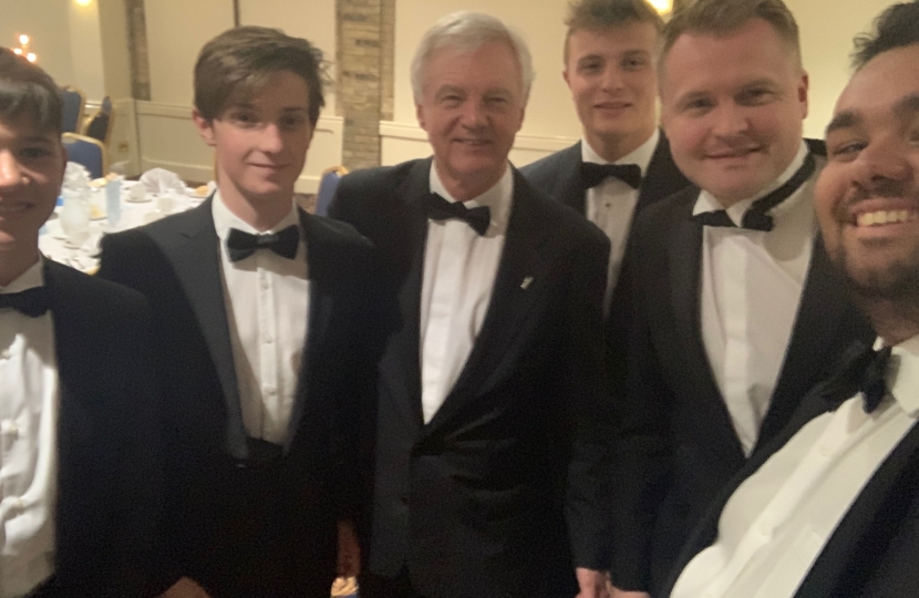 Rt Hon David Davis MP with Young Conservatives